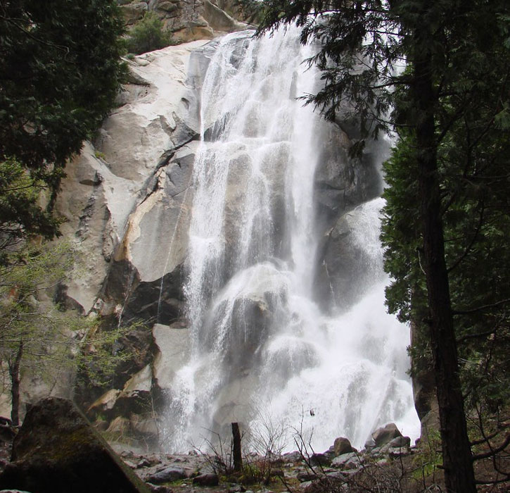 waterfalls in Sequoia National Park